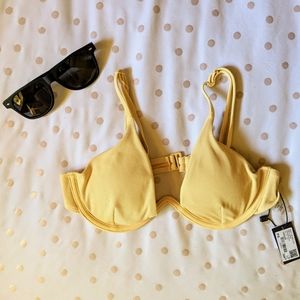 Garage Ribbed V-Wire Bikini Top